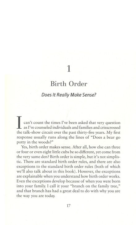 The Birth Order Book, Repackaged Edition