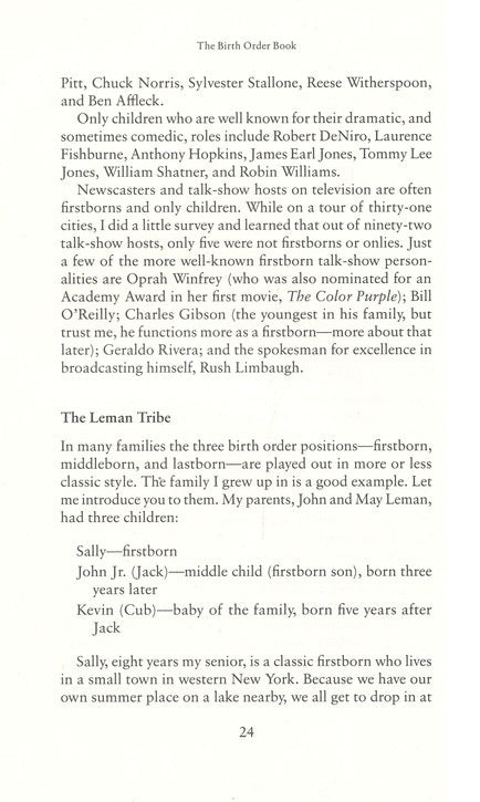 The Birth Order Book, Repackaged Edition