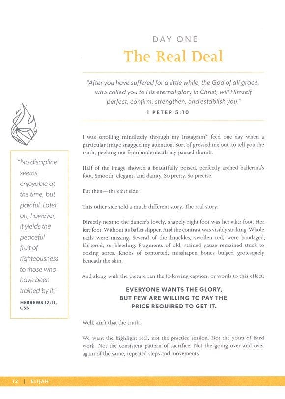 Elijah - Teen Girls' Bible Study Book: Faith and Fire