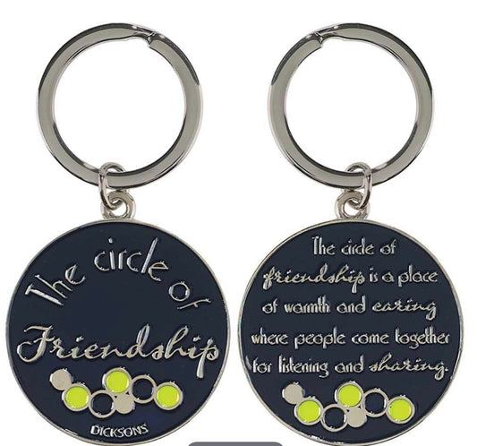 KEYRING METAL CIRCLE OF FRIEND