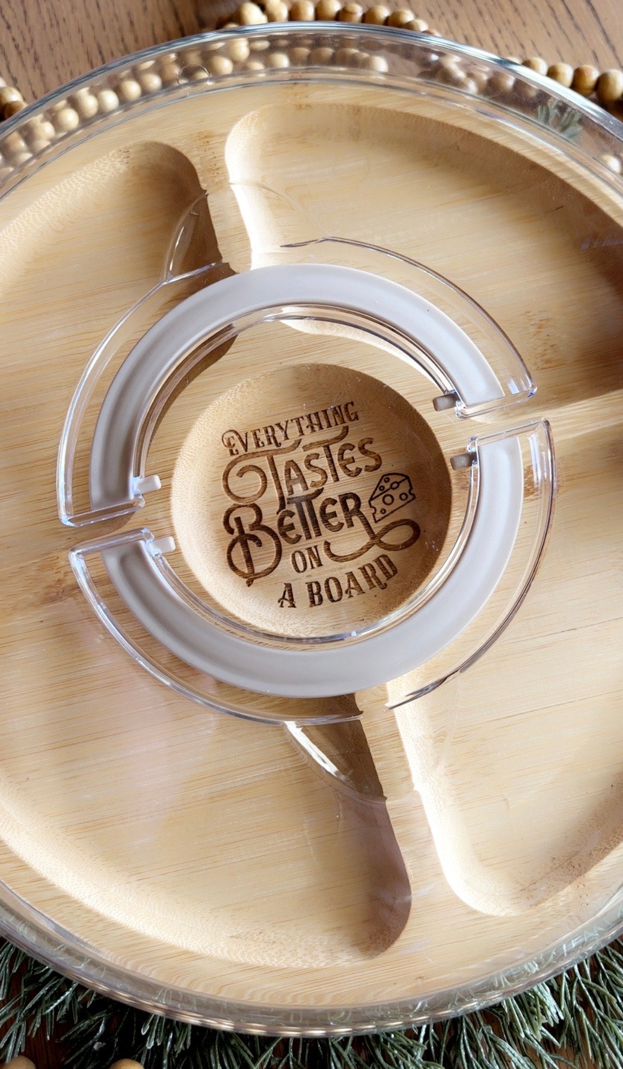 This Little Light Of Mine Designs-Wooden charcuterie trays with cover - 35.00