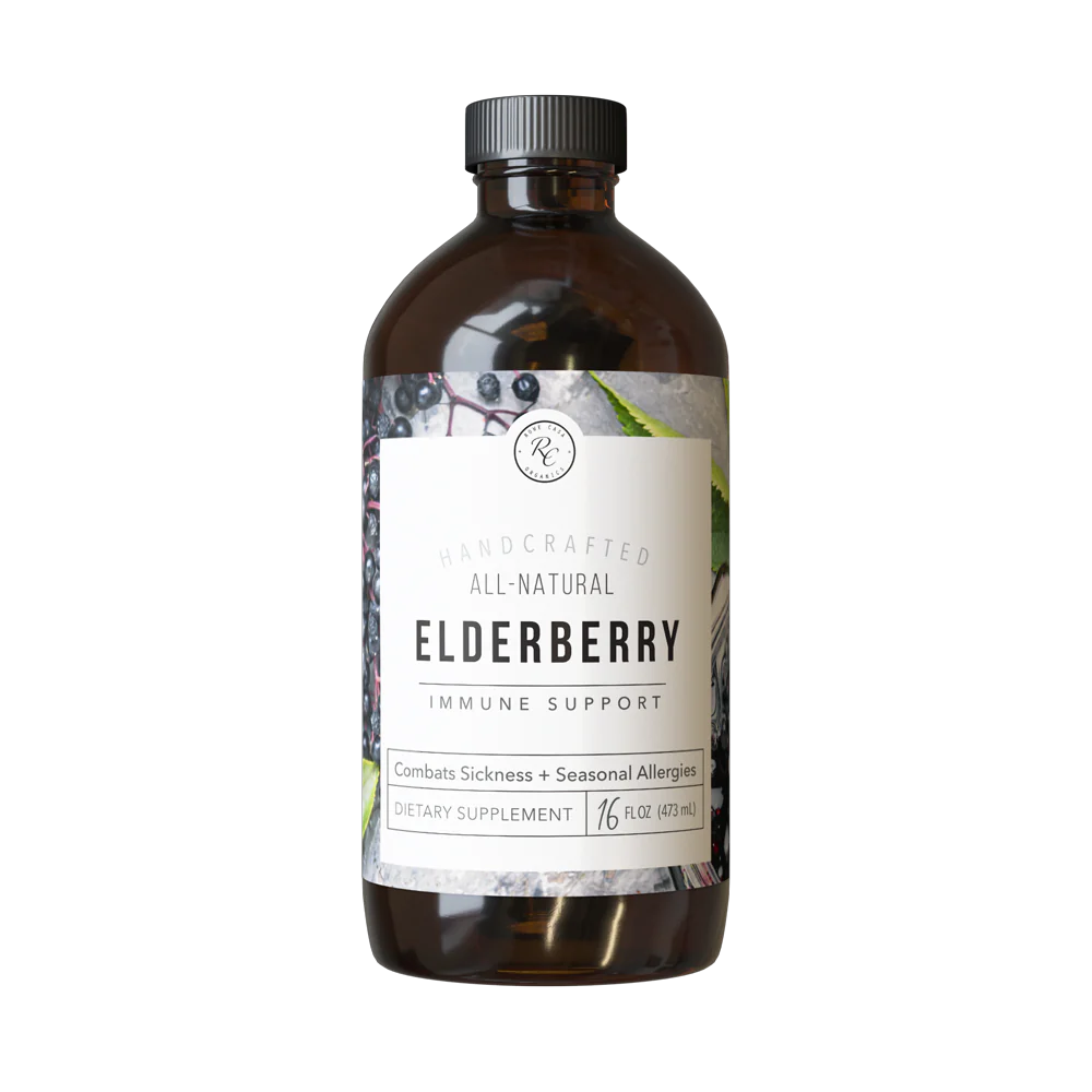 ELDERBERRY IMMUNE SUPPORT | 16 oz (with Honey)