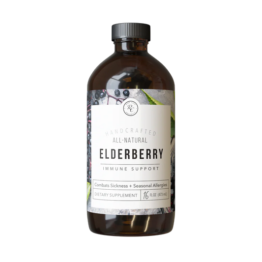 ELDERBERRY IMMUNE SUPPORT | 16 oz (with Honey)