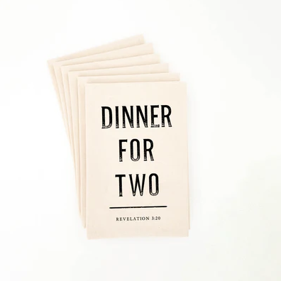 Tea Towel: Dinner For Two