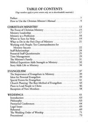 Christian Minister's Manual-Updated and Expanded DuoTone Edition