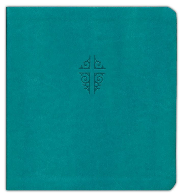 NASB 1995 XL Bible, Comfort Print--soft leather-look, teal