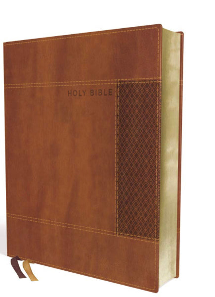 NIV, Holy Bible, XL Edition, Leathersoft, Brown, Comfort Print