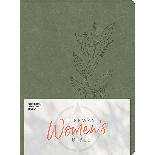 CSB Lifeway Women's Bible, Sage LeatherTouch