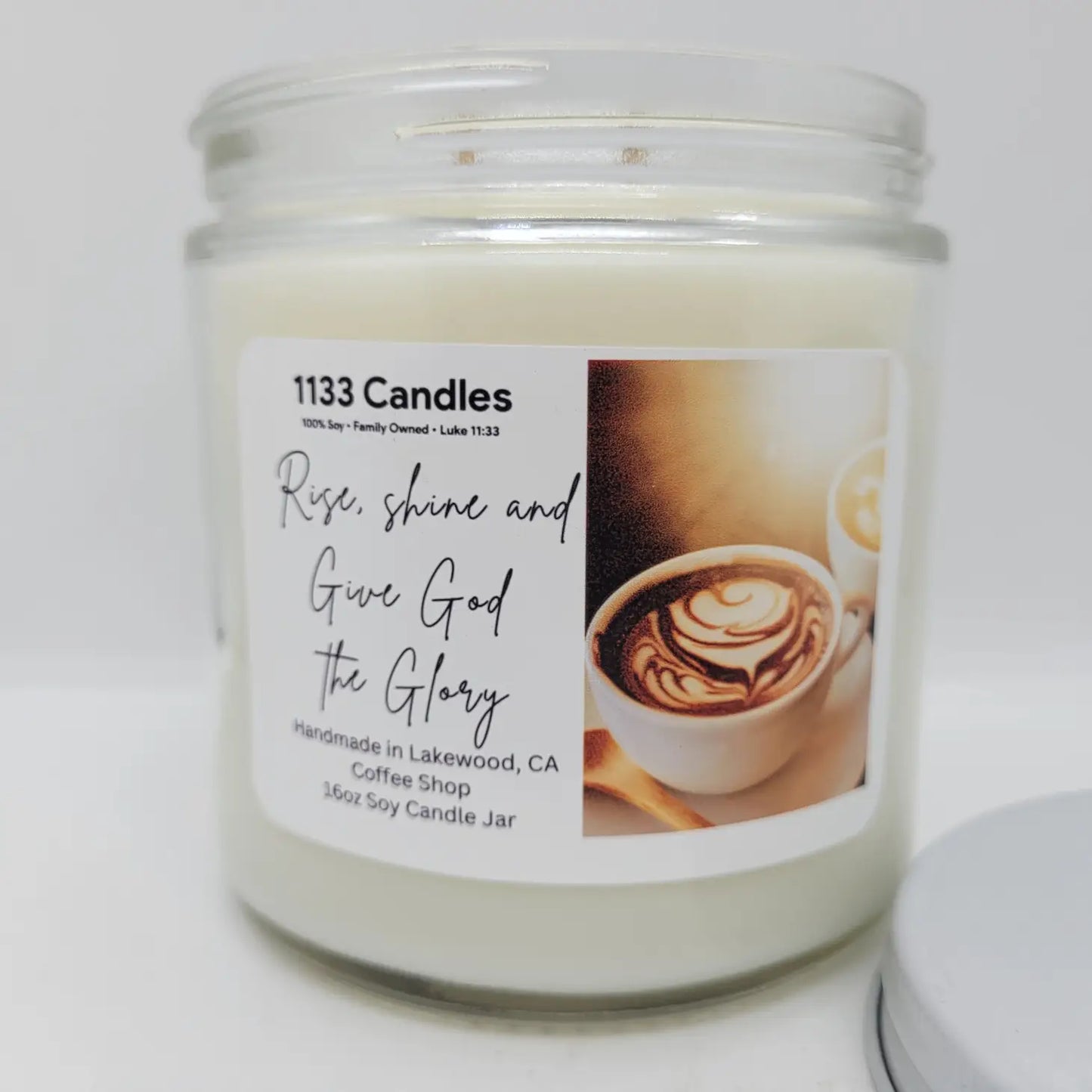 1133 Candles - Fall Candle: Coffee Shop Soy Candle | Coffee Wax Melts