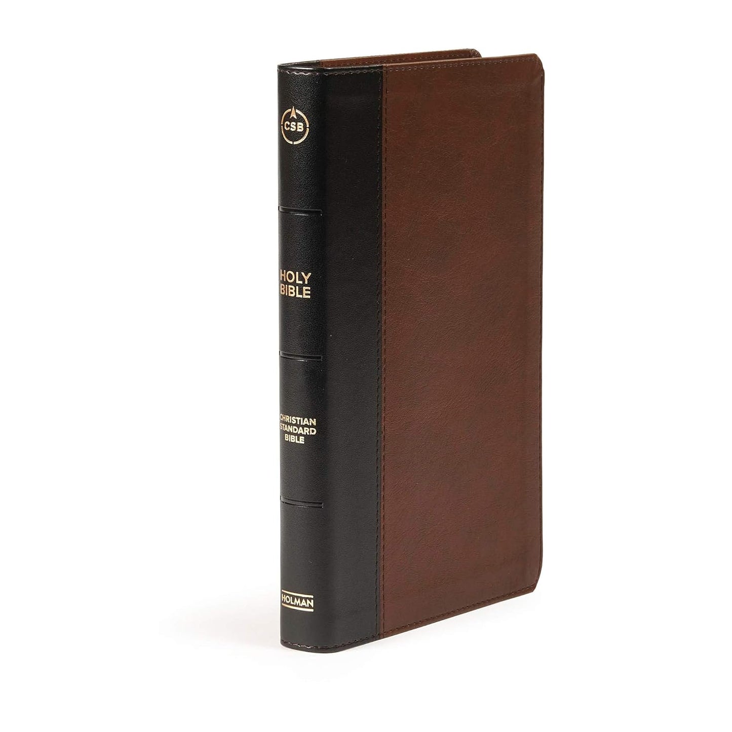 CSB Ultrathin Bible, Espresso/Black Leathertouch