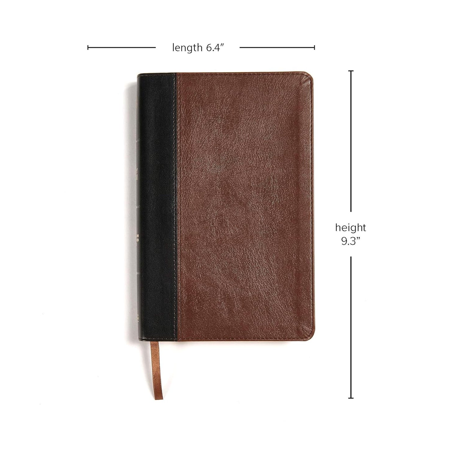 CSB Ultrathin Bible, Espresso/Black Leathertouch