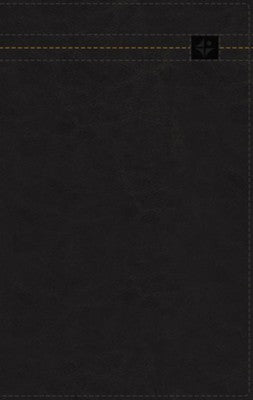 NASB 2020 Large-Print Thinline Bible, Comfort Print--soft leather-look, black (indexed)