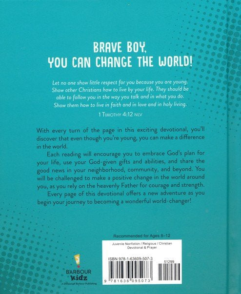 Brave Boys Can Change the World: Devotions and Prayers for Making a Difference