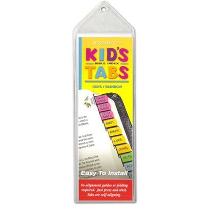 Verse Finders Horizontal Slim Pack Bible Tabs, Kid's