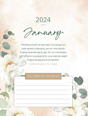 2024 Be Still and Know: 12-month Weekly Planner