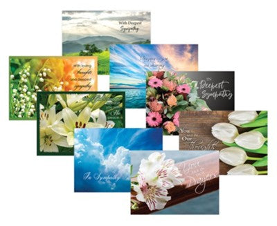 Expressions of Sympathy Cards, Box of 24 (KJV)