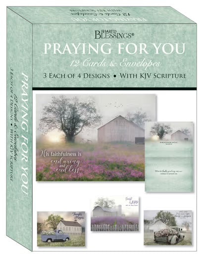 Shared Blessings-Praying For You-Quiet Places (Box Of 12)