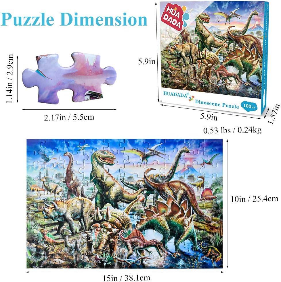 Dinosaur Friends Jigsaw Puzzle (100 Pieces)