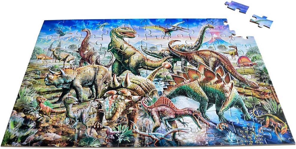 Dinosaur Friends Jigsaw Puzzle (100 Pieces)