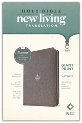 NLT Compact Bible, Filament-Enabled Edition, Giant Print--soft leather-look,