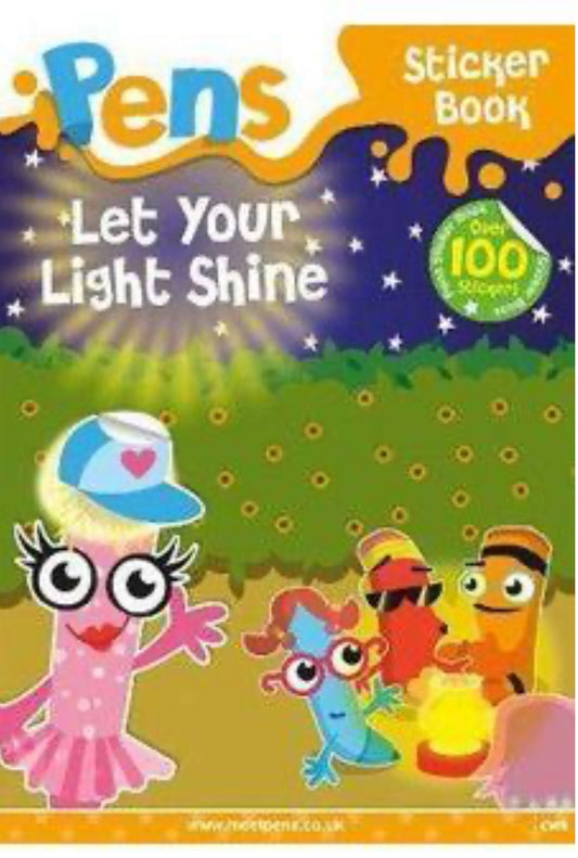 Pens Sticker Book: Let Your Light Shine