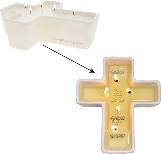 Love - 12 oz - 100% Soy Wax Reveal 5 Wick Candle Scent: Tranquility
