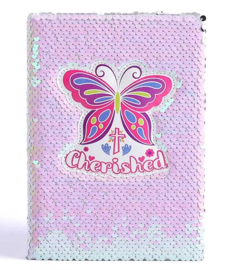 CHERISHED – SEQUIN JOURNAL