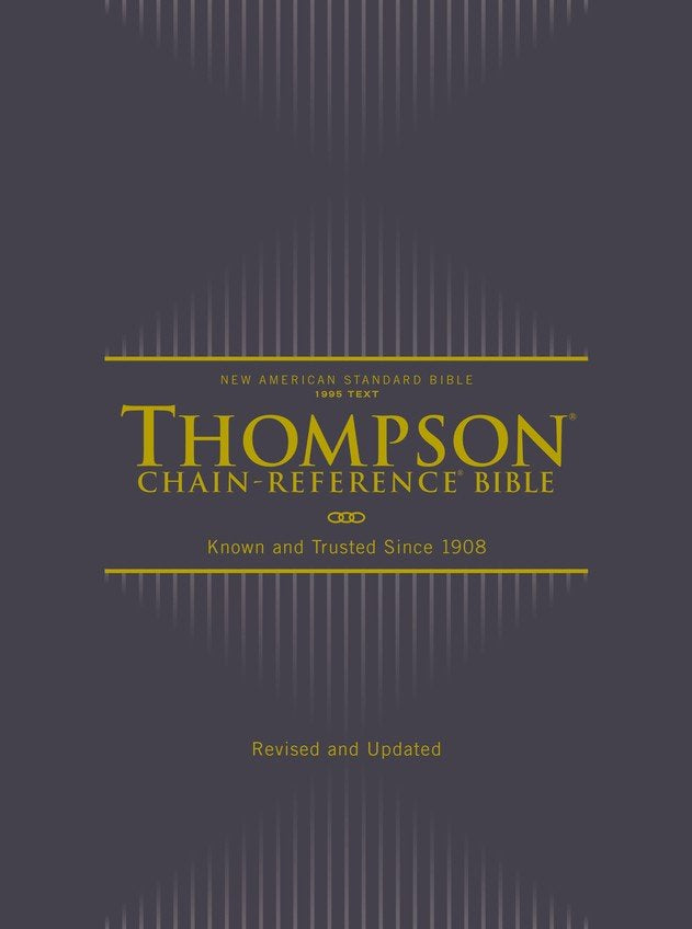 NASB Thompson Chain-Reference Bible, Comfort Print--hardcover