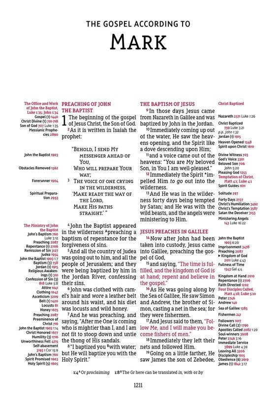 NASB Thompson Chain-Reference Bible, Comfort Print--hardcover