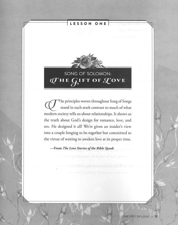 The Love Stories of the Bible Speak, Workbook