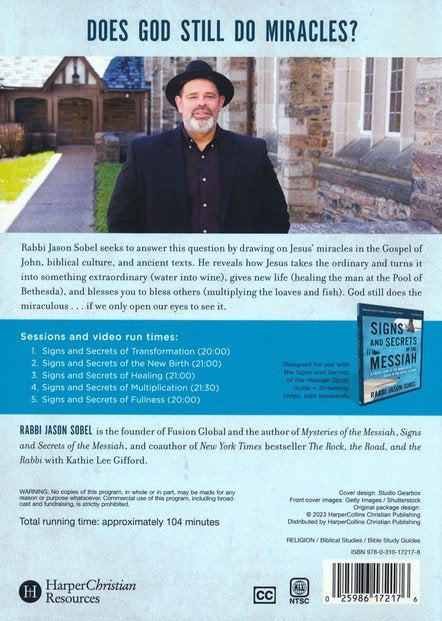 Signs and Secrets of the Messiah Study Guide with DVD: A Fresh Look at the Miracles of Jesus
