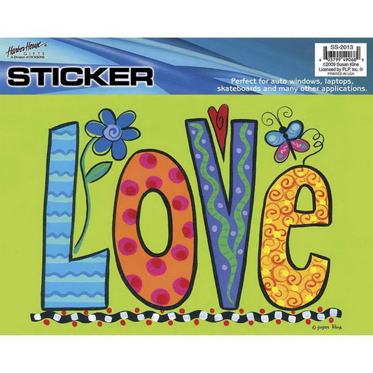 Window Sticker-Mylar-Love