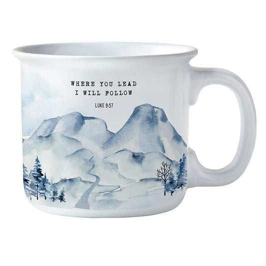 Where You Lead Coffee Mug with Gift Wrap