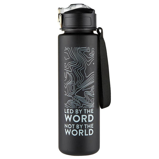 Led by the Word Water bottle w/ Straw