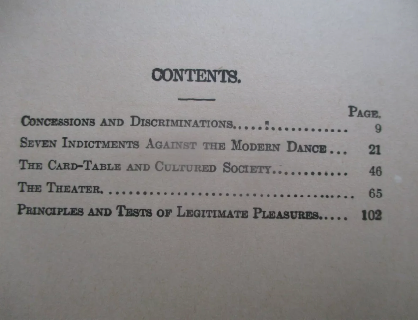 Popular Amusements and The Christian Life 1896 Anti-Dance, Theatre, Cards