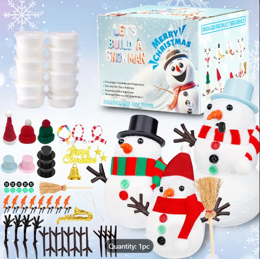 Snowman Clay Craft Box