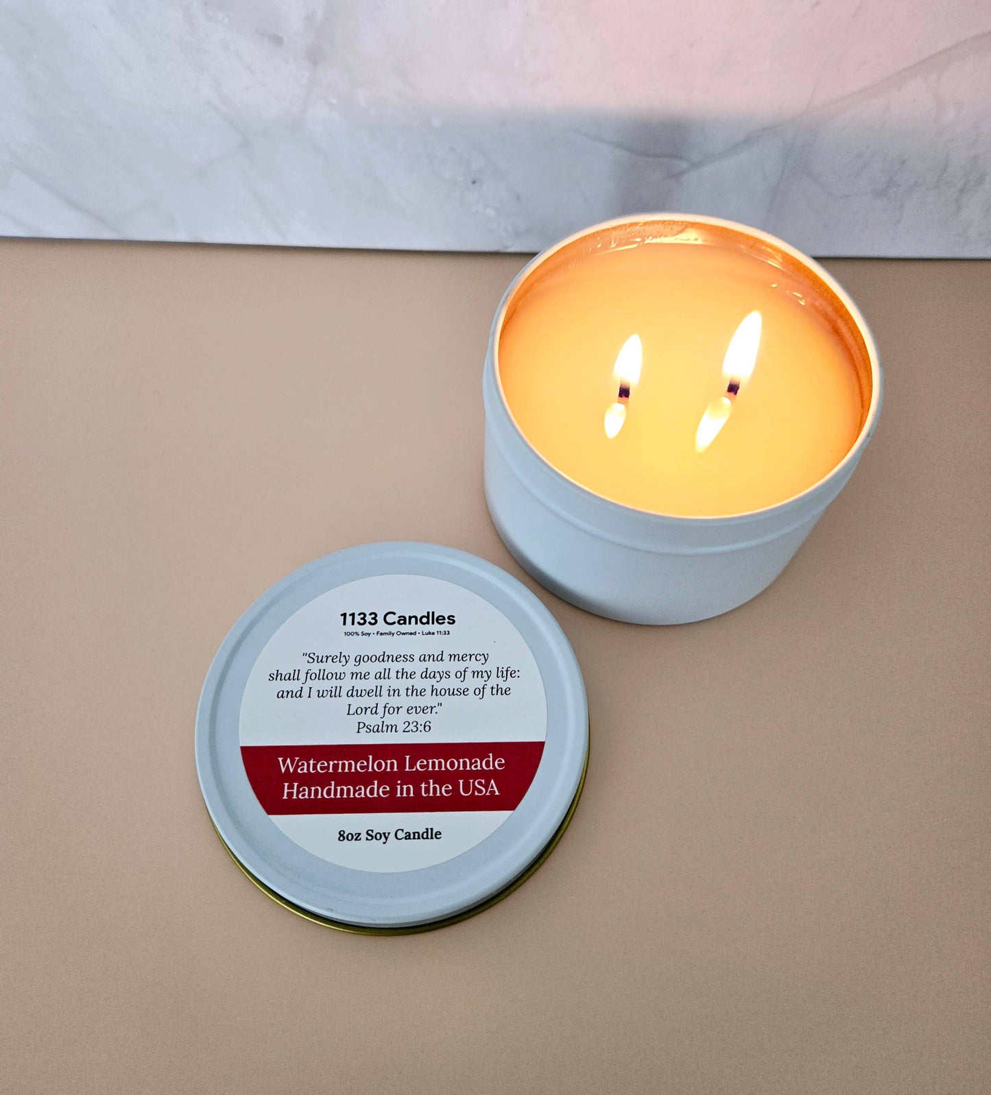1133 Candles - Soy Candle Bundle of 10 | Faith Based | Made in USA