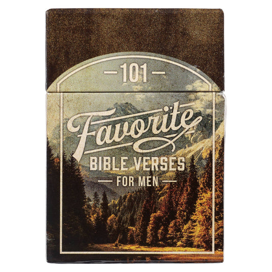 Christian Art Gifts - Box of Blessings Favorite Bible Verses for Men