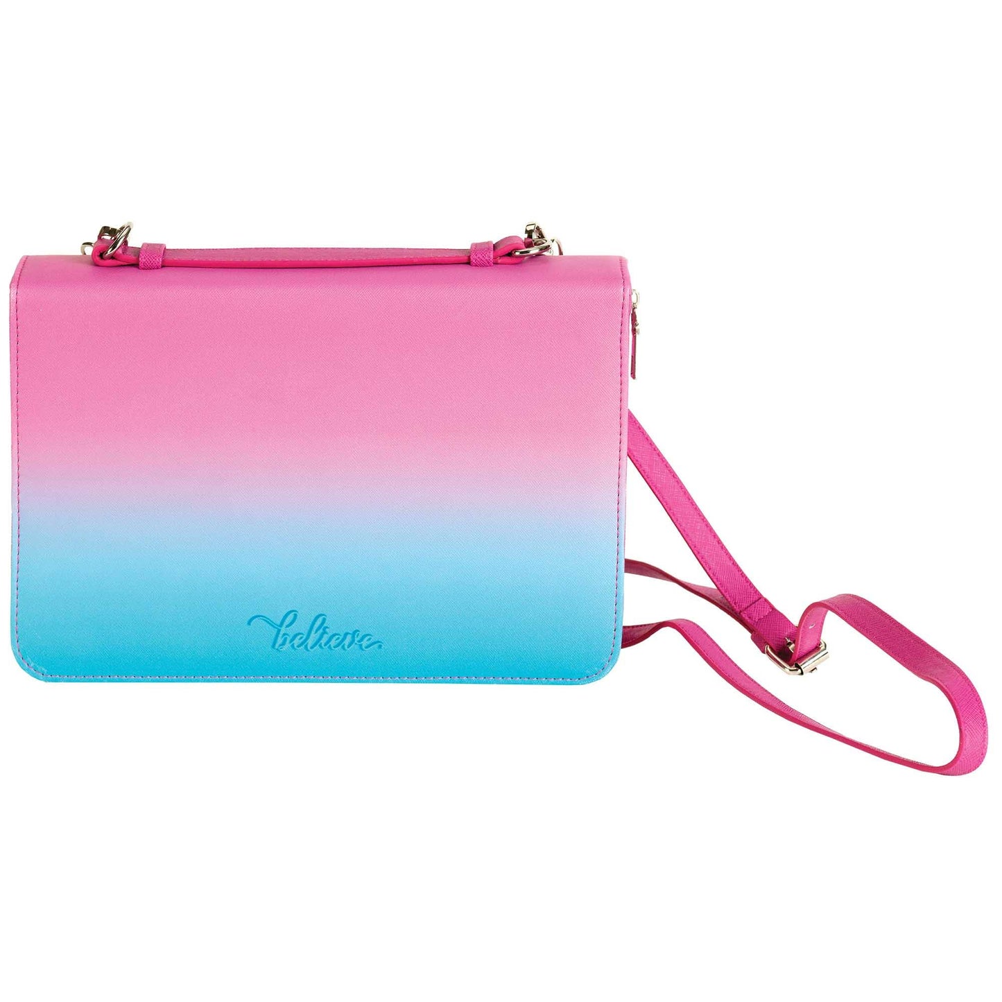 Dicksons - White Dove -BELIEVE GRADIENT BIBLE COVER EXTRA LARGE