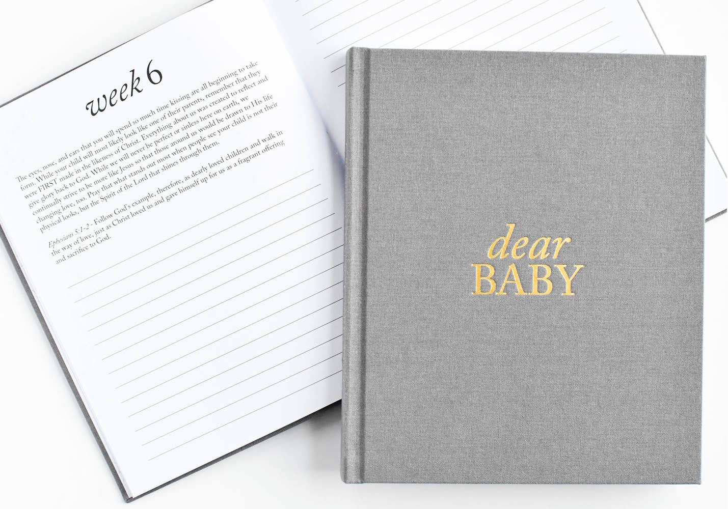 Duncan & Stone Paper Co. - Dear Baby: A Pregnancy Prayer Journal & Memory Book for Moms