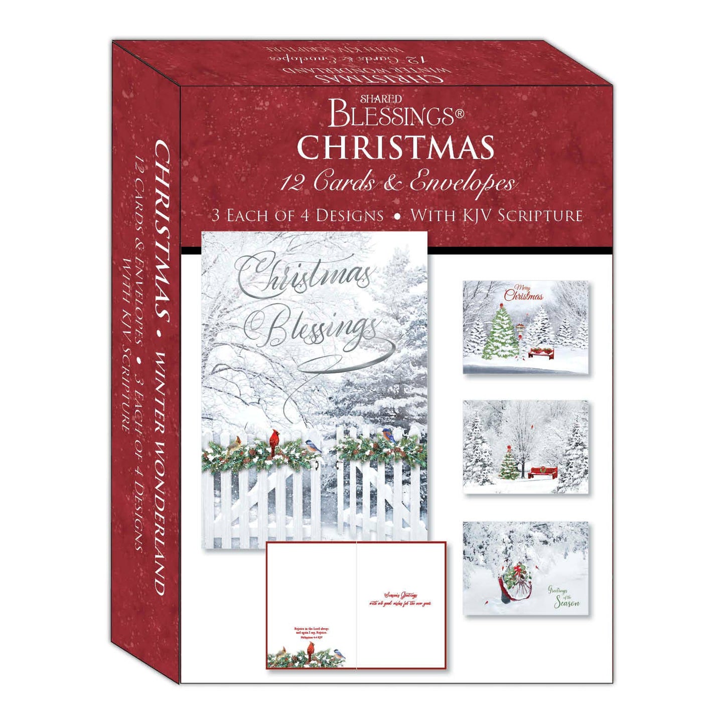 Crown Point Graphics - Winter Wonderland  - Boxed Christmas Cards, Box of 12