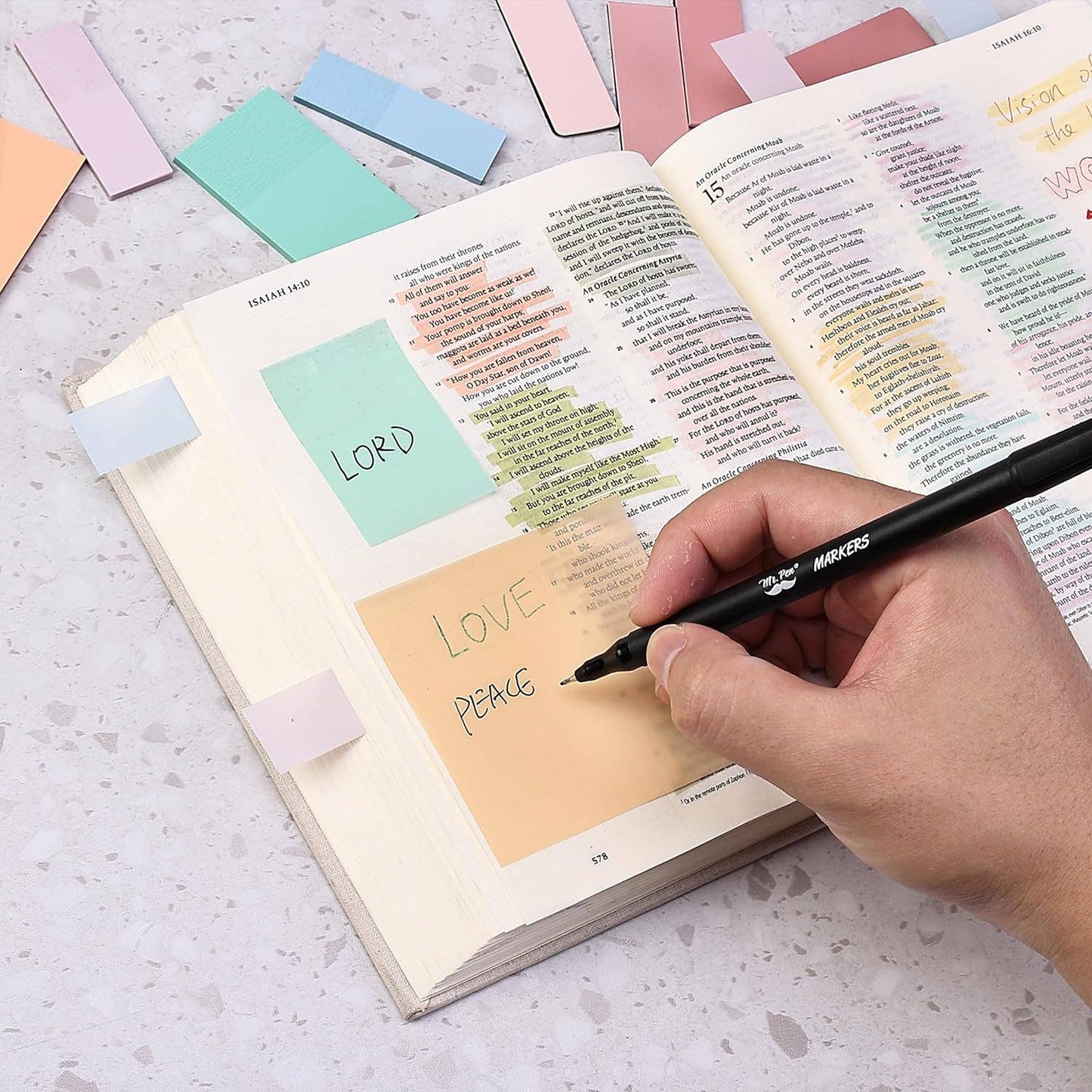 Mr. Pen - Mr. Pen Bible Journaling Kit with 20 Prayer Cards