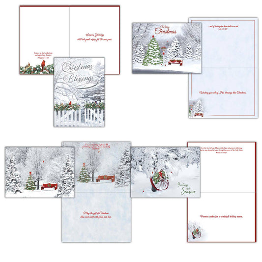 Crown Point Graphics - Winter Wonderland  - Boxed Christmas Cards, Box of 12