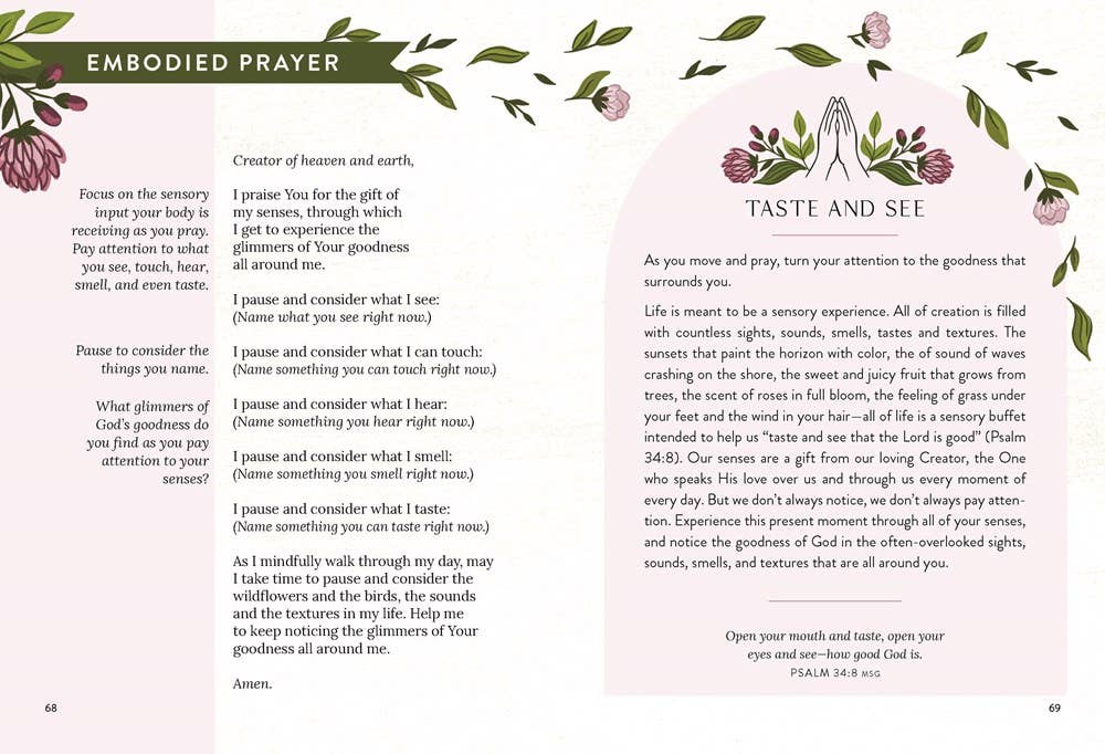 HarperCollins Christian Publishing - Prayer in Motion : An Invitation to Be Fully Present, Connec