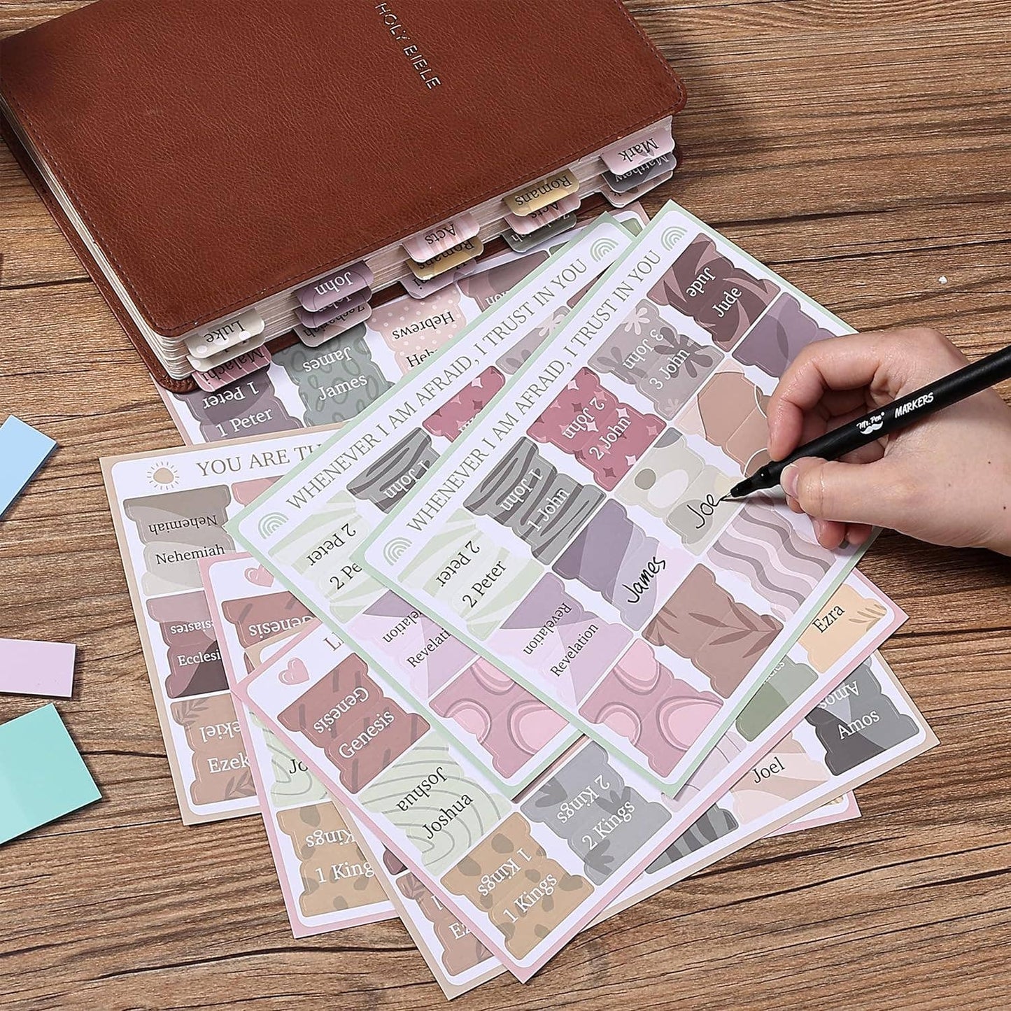 Mr. Pen - Mr. Pen Bible Journaling Kit with 20 Prayer Cards