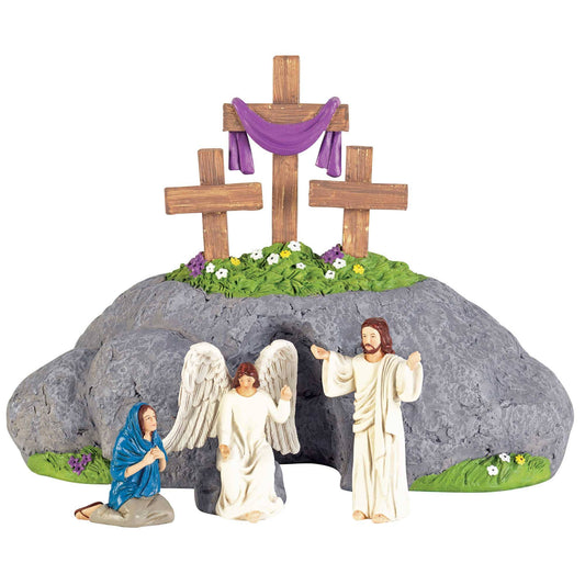 Dicksons -EASTER NATIVITY 4 PIECE SET RESIN