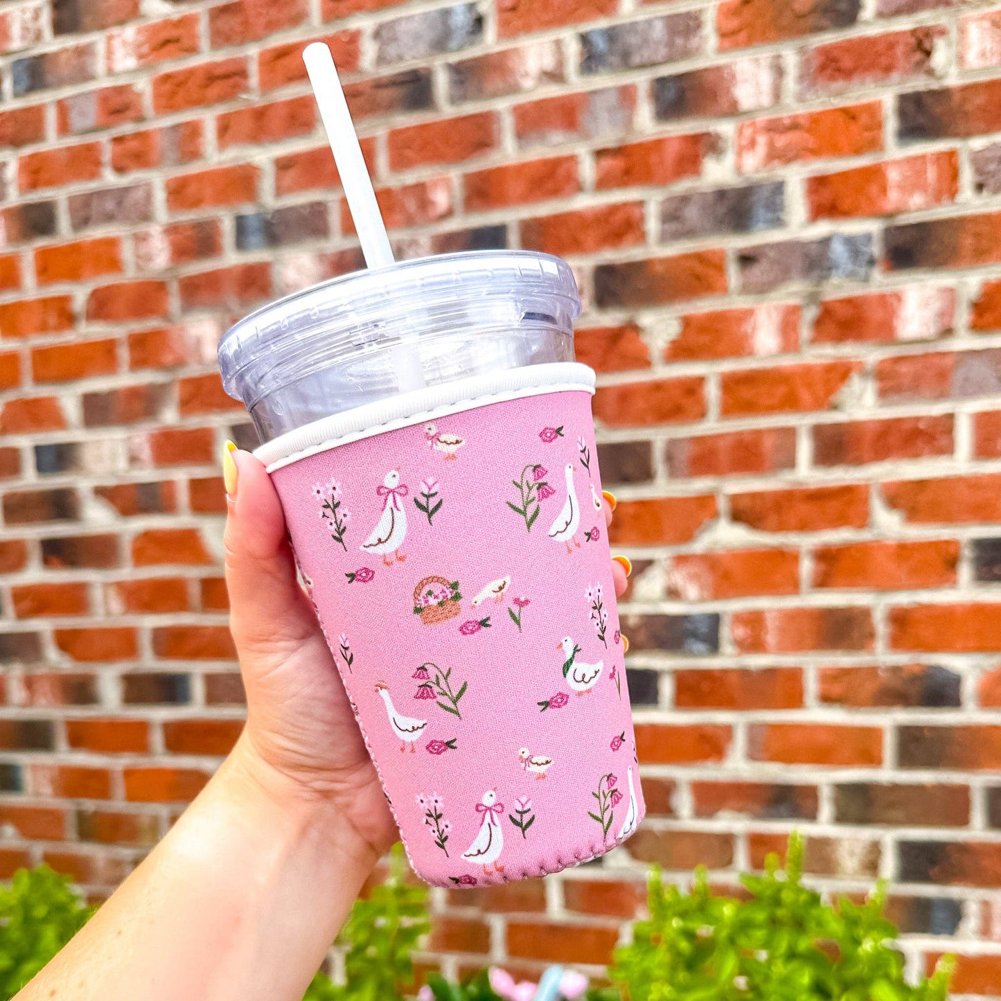 Oak Shore Collective LLC - Cottage Geese | Reusable Coffee Sleeve