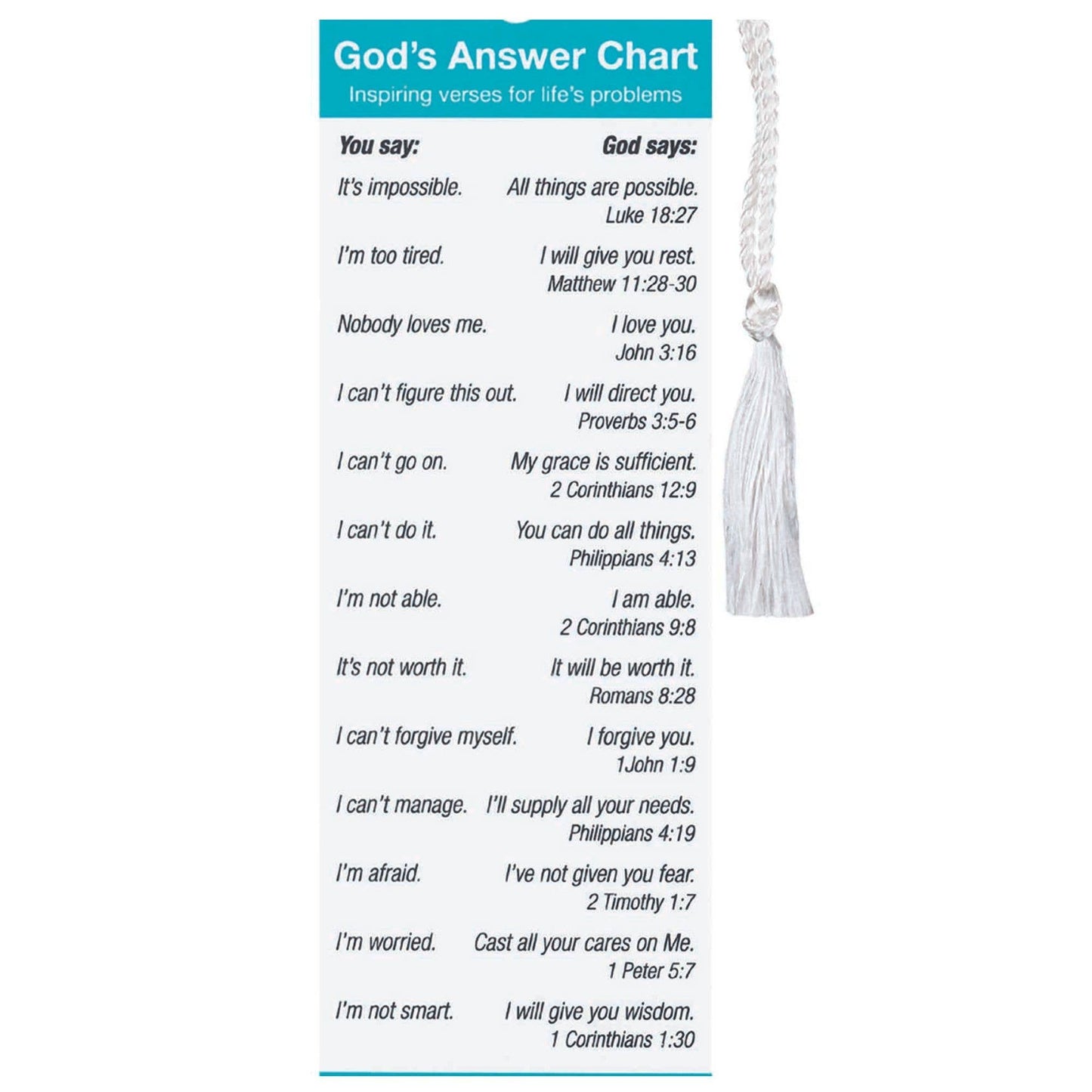 Dicksons - God Answers Tassel Bookmark