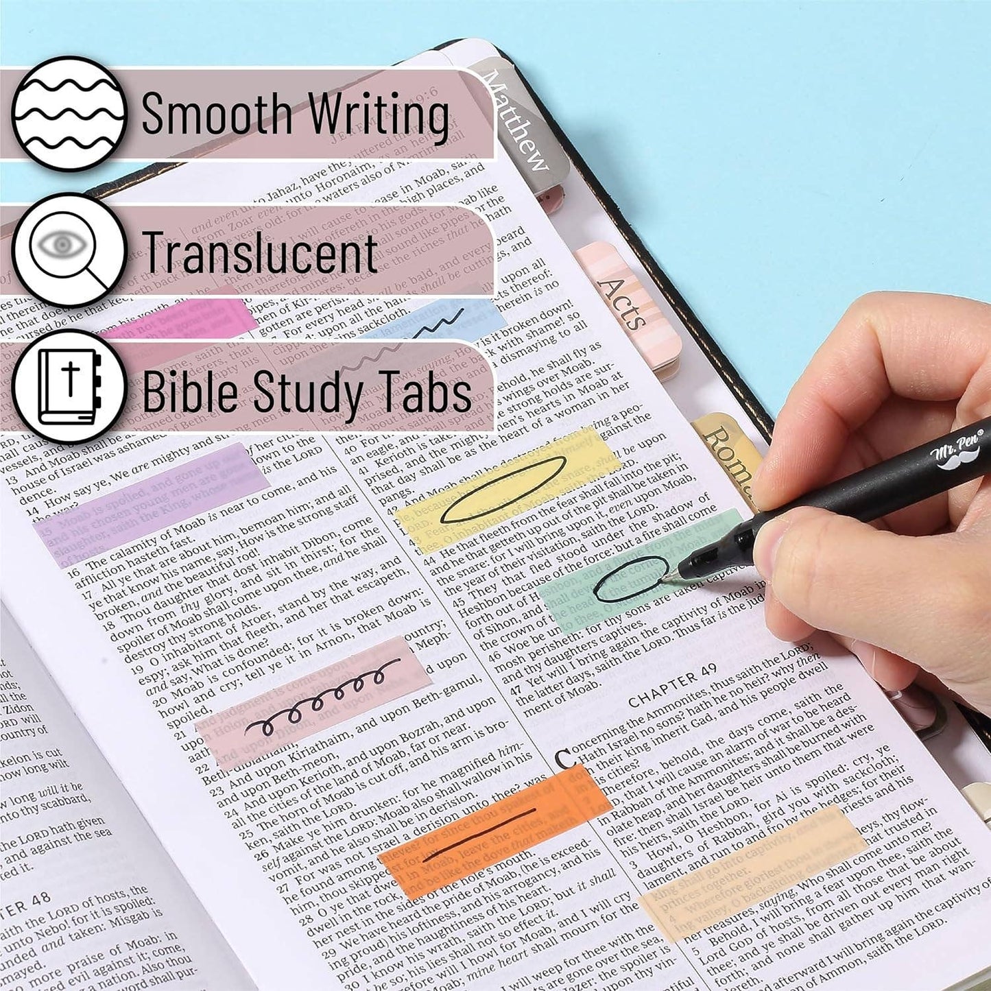 Mr. Pen - Mr. Pen Sticky Tabs