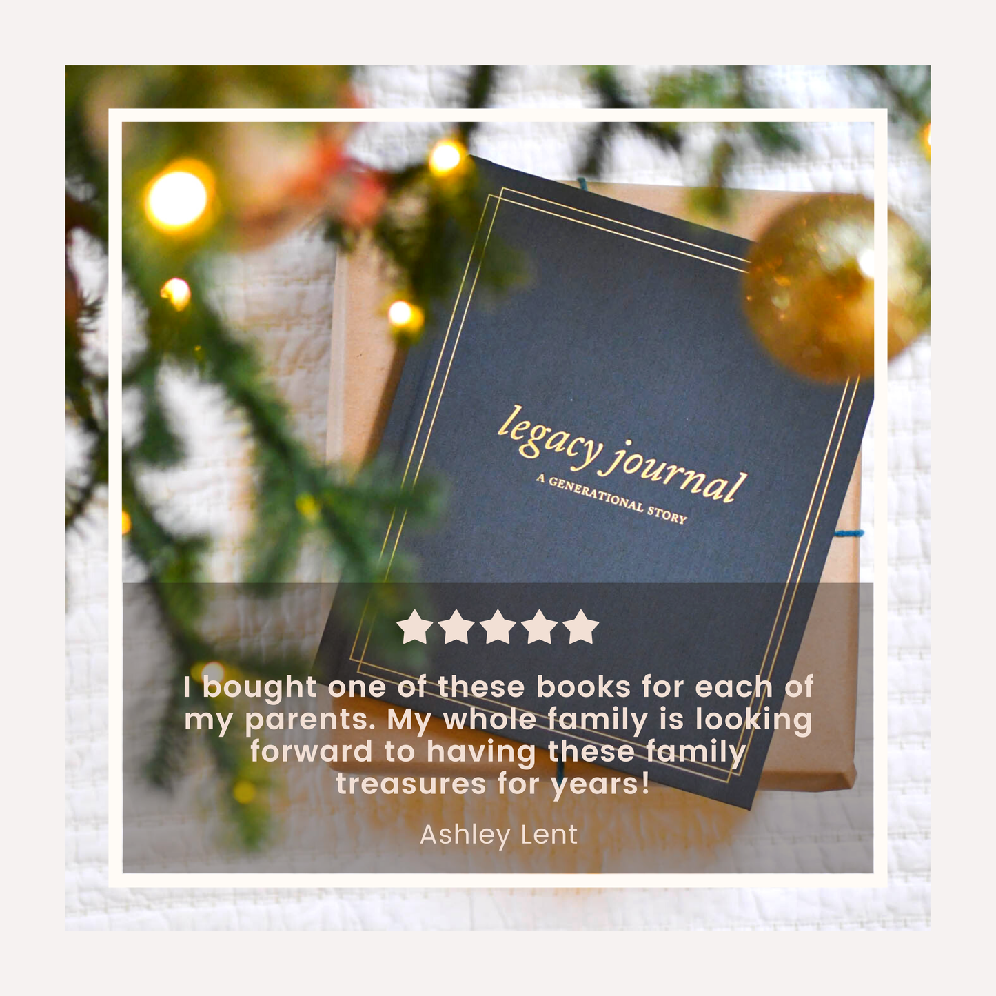 Duncan & Stone Paper Co. - Legacy Journal: A Family Keepsake Book | Christmast Gift